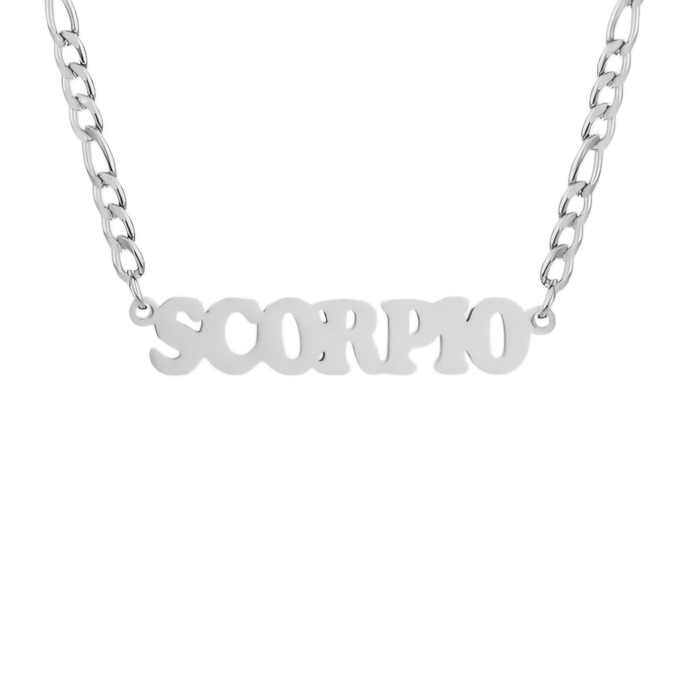 Scorpio Necklace Zodiac Stainless Steel